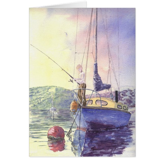 Carte "laissant tomber crochet" (Devant)