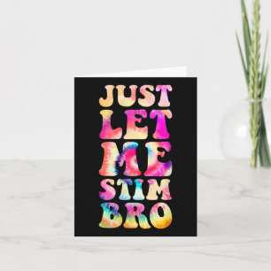 Carte Laisse-Moi Stim Bro Autistic Sensibilisation sur l