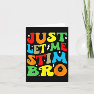 Carte Laisse-Moi Stim Bro Sensibilisation sur l'autisme 