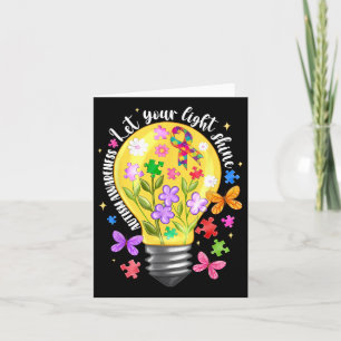 Carte Laisser Briller Votre Lumière Sensibilisation sur