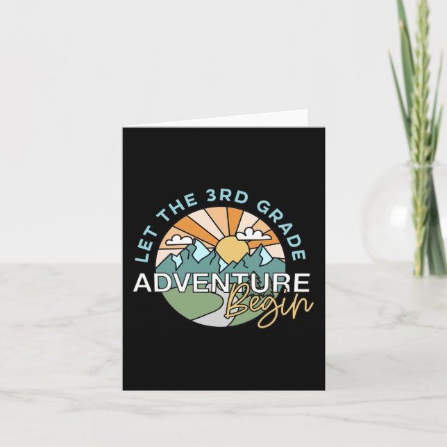 Carte Laisser L'Aventure 3e Année Commencer L'Enseignant (Devant)
