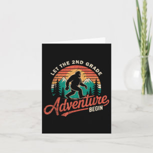 Carte Laisser L'Aventure De 2E Année Commencer Bigfoot R