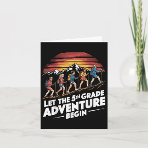 Carte Laisser l'aventure de 5e année débuter Teac de 5e 