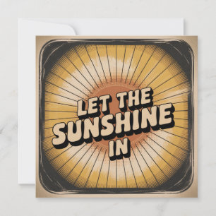 Carte Laissez Entrer Le Soleil