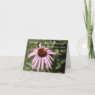 Carte Laissez la beauté de ce que vous aimez être