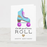 Laissez le bon temps rouler de jolies patin à roul