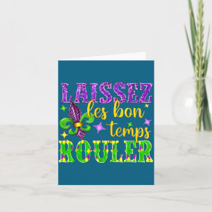 Carte Laissez Les Bon Temps Rouler Illustration
