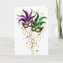 Laissez les bons temps rouler Masques de Mardi Gra