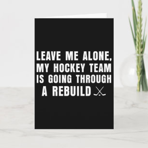 Carte Laissez-moi tranquille, mon équipe de hockey trave