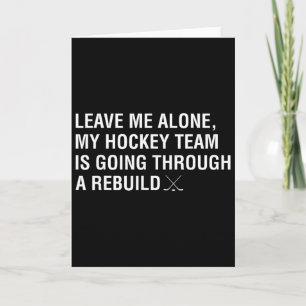 Carte Laissez-moi tranquille, mon équipe de hockey trave