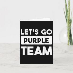 Carte Laissons Aller Purple Team War Jeu Concours Été Ca