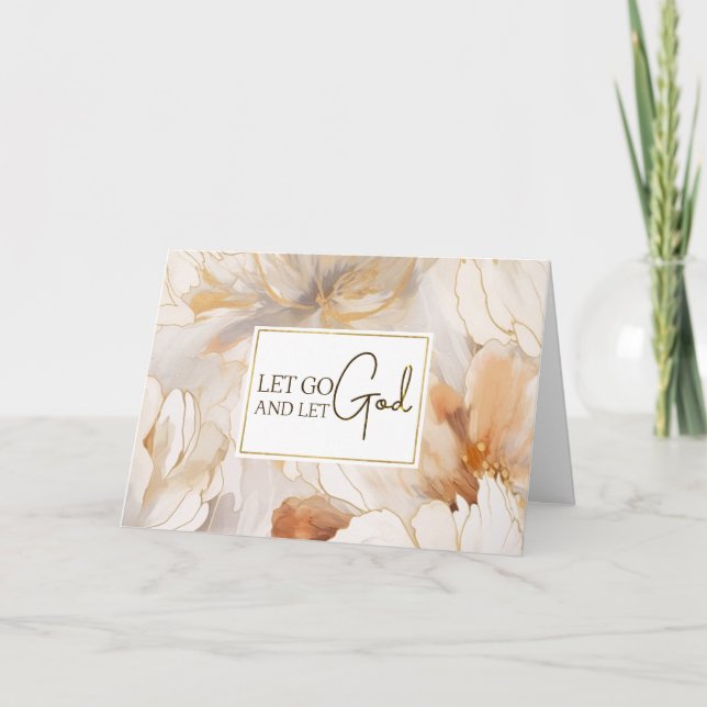 Carte Laissons Dieu Citer l'inspiration chrétienne (Devant)