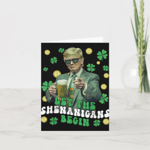 Carte Laissons les Shenanigans commencer une drôle de St