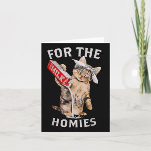 Carte Lait Chat Pour Les Homies &amp; Mème Drôle Mat Lai