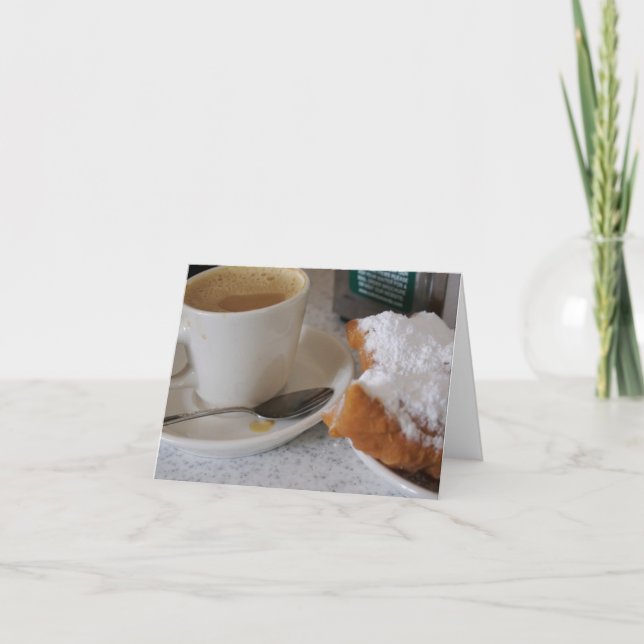 Carte Lait d'Au de café et beignets (Devant)