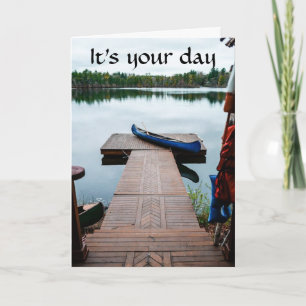 CARTE LAKE HOUSE VIVANT POUR "VOTRE ANNIVERSAIRE"