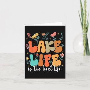 Carte Lake Life est la meilleure vie Lake Vibes Vacat ét