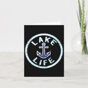 Carte Lake Life Pêche Bateau Dit Pêcheur Vacatio
