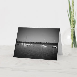 Carte "Lake Nokomis Sailboats" Birthday Card