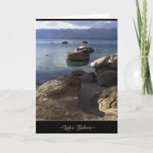 Carte Lake Tahoe Blank Note ou Greeting Card
