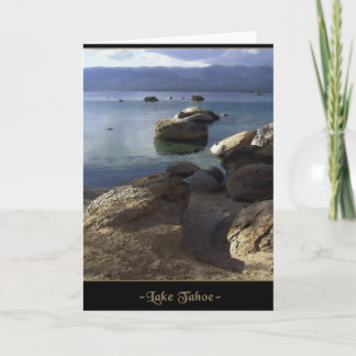 Carte Lake Tahoe Blank Note ou Greeting Card