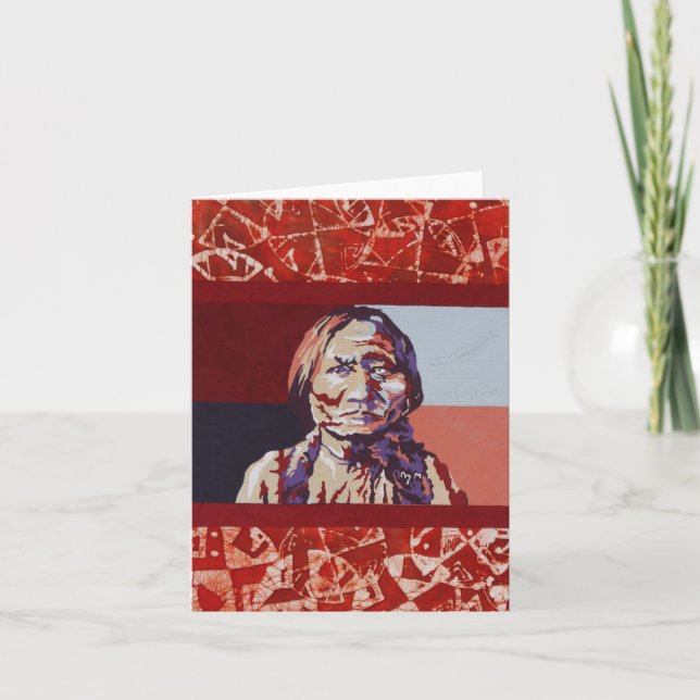 Carte Lakota Warrior - Sitting Bull (Devant)