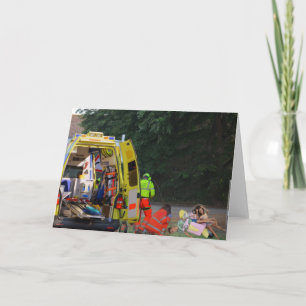 Carte L'ambulance arrive.