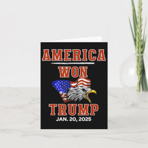 Carte L'Amérique A Gagné Trump, Nous, Le Peuple, En Avon