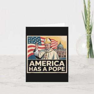 Carte L'Amérique a un pape américain catholique nouveau