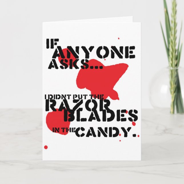 Carte Lames de rasoir (Devant)