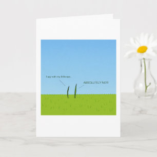 Carte Lames d'Herbe Drôles que J'Espionne