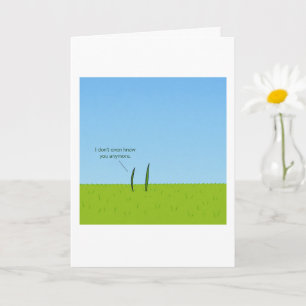 Carte Lames d'Herbe Drôles Savantes