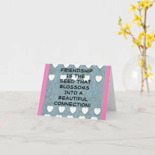 Carte L'Amitié Est La Graine