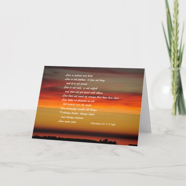Carte "L'amour, c'est le patient et le genre..."Carte de (Devant)