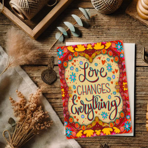 Carte L'amour change tout Inspiriity Valentine