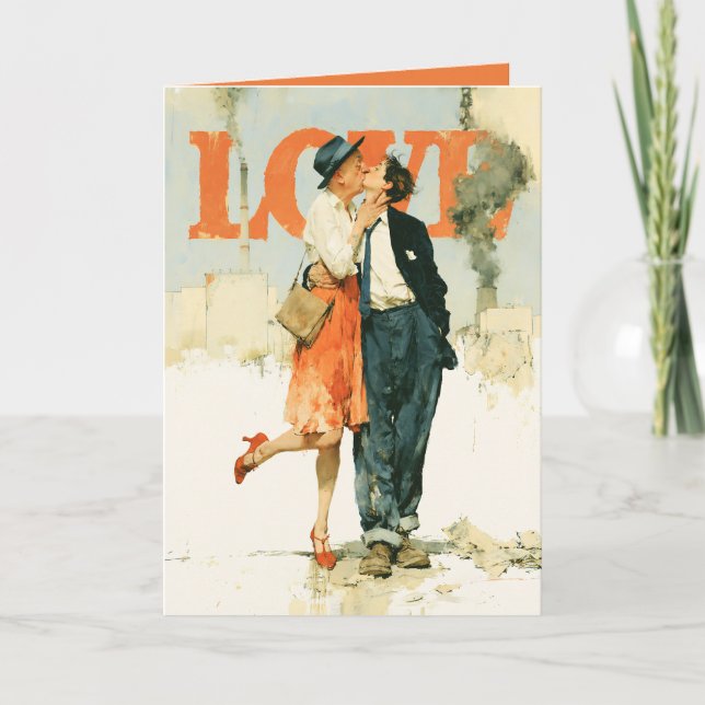 Carte L'amour contre la fumée (Devant)