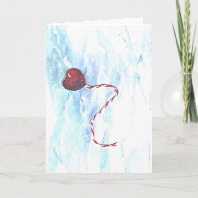 Carte L'amour dans les nuages (Devant)