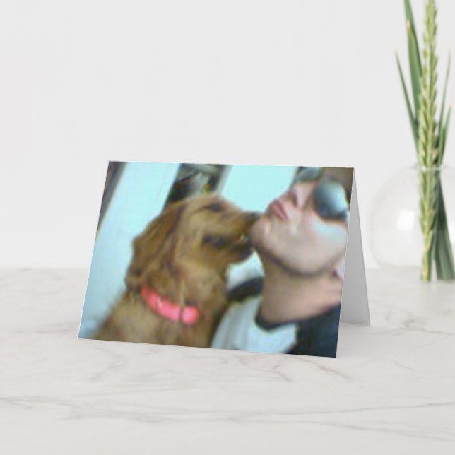 Carte L'amour de chiot ! (Devant)