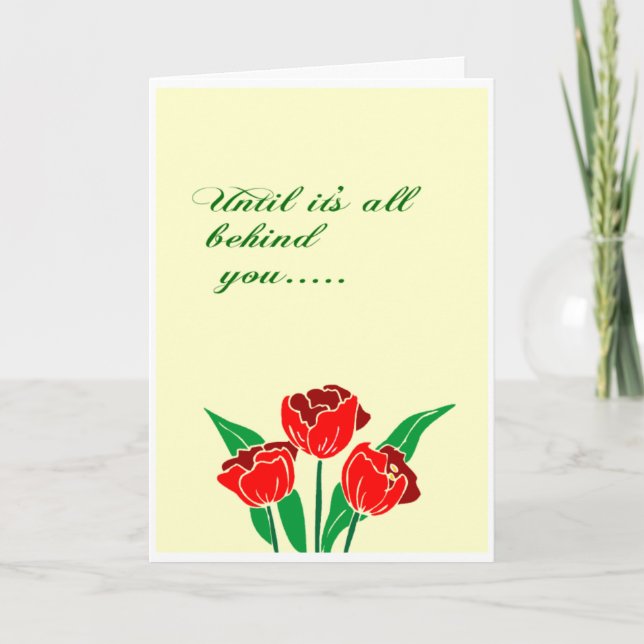 Carte L'amour de Jésus est derrière toi (Devant)