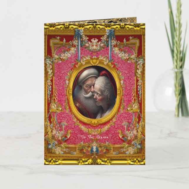 Carte L'amour est dans l'air, c'est la saison de Noël   (Devant)