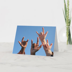 Carte L'amour est dans le ciel !