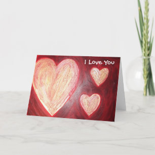 Carte l'amour est rouge, Je t'aime