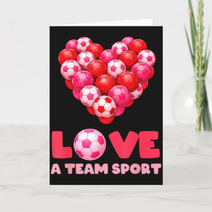 Carte L'amour est un sport d'équipe Design de la Saint-V