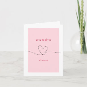 Carte L'amour est vraiment partout