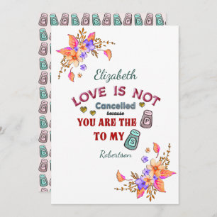 Carte L'Amour N'Est Pas Annulé Mon Poivre Votre Sel Pers