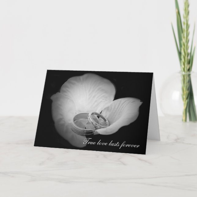 Carte L'amour véritable dure éternellement (Devant)