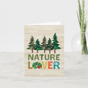 Carte L'amoureux de la nature la très gourmande chenille