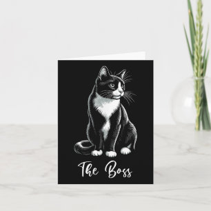 Carte L'Amoureux des chats Boss Tuxedo Kitten Tuxedo Pro