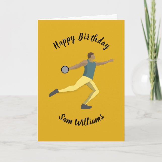 Carte Lancement de Discus (Devant)