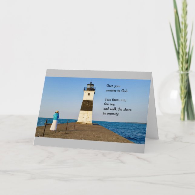 Carte Lancez vos Soucis- Faire face (Devant)